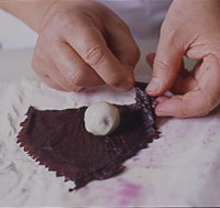 「京生麩 大野」の しそ巻麩