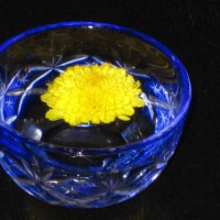 重陽で一杯　月見で二杯