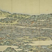 文化遺産 「花洛一覧図(1808年版）」 横山華山