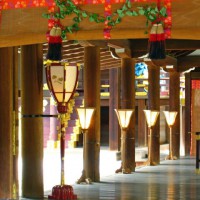 京の夏　御簾 下鴨神社