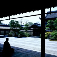 京の夏　座禅会 建仁寺両足院 龍山徳見禅師