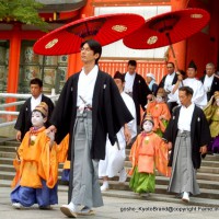 祇園祭 生稚児結納の儀 稚児社参 八坂神社