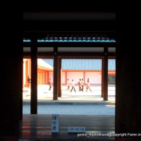 京都御所秋季一般公開    京都御所　紫宸殿　回廊