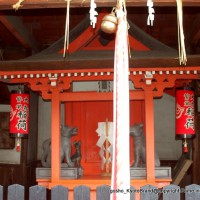 初詣　狛犬 狛龍　パワースポット  瀧尾神社　
