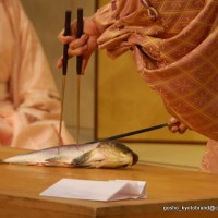 生間流（いかまりゅう） 式包丁　山蔭祭　京料理展示大会