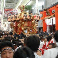 祇園祭　還幸祭 八坂御供所　西御座 八柱御子神