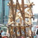祇園祭　鉾建て