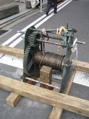 祇園祭　鉾建て