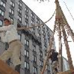 祇園祭　鉾建て