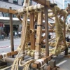 祇園祭　鉾建て