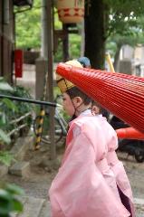 生き稚児にみる祇園祭