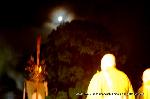 観月祭 粟田祭　 : 夜渡り神事での僧侶と秋の月