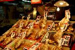年の瀬の買出し　錦市場 : 鱧と鯛だけを焼く魚力