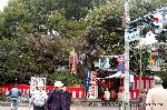 須賀神社の節分 : 東山丸太町交差点