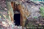  南禅寺の奥山　神明山の紅葉 : 洞窟の中は戸隠神社が祀られている