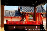 秋季一般公開　京都御所の秋　その1 : 車寄に舞楽台が設けられていた