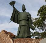 平清盛　縁の地をゆくその四　安楽寿院 : 広島県呉市　音頭の瀬戸の平清盛銅像