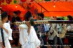 菖蒲の節句発祥の地　藤森神社 : 藤森神社神役の大太刀