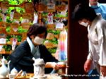 京の紫陽花めぐり　藤森神社 : 紫陽花祭の献花・献茶・神楽奉納