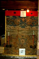 祇園祭　清々講社 : 町会所に飾られた先代の見送り