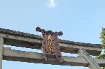 ずいき祭に 秋の剣鉾