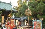 ずいき祭に 秋の剣鉾