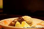 猪熊鍋を食せる比良山荘 : 松茸煮と鰻