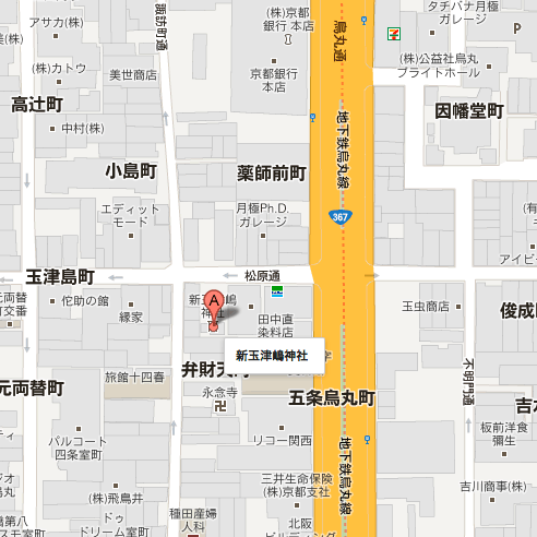<span class='column-txt-bold'>新玉津島神社</span>地図